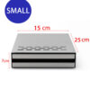 Vodinox Kahve Çekmecesi Posa Atık Tablası Knock Box ( 15 X 25 X 7 Cm) Small Inox Inox Paslanmaz Çelik 304