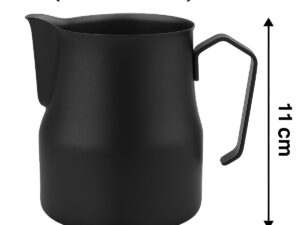 Vodinox Barista Süt Potu Paslanmaz Çelik Barista Pitcher Milk Jug Progear Kahve Espresso 500 ml Pro Siyah