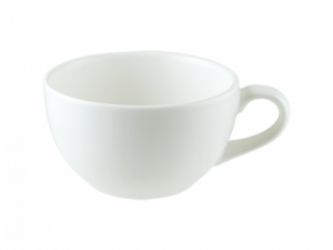 Bonna Porselen Mat Beyaz  Rita Kahve Fincanı 250 cc